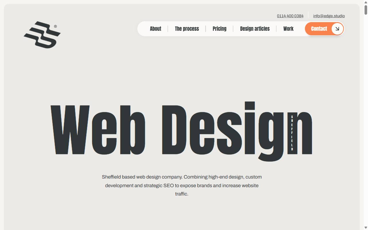 Edge Studio homepage