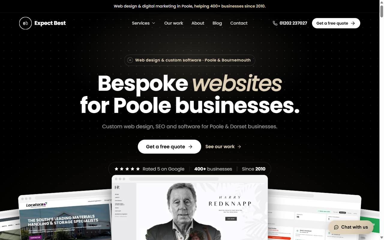 Expect Best homepage