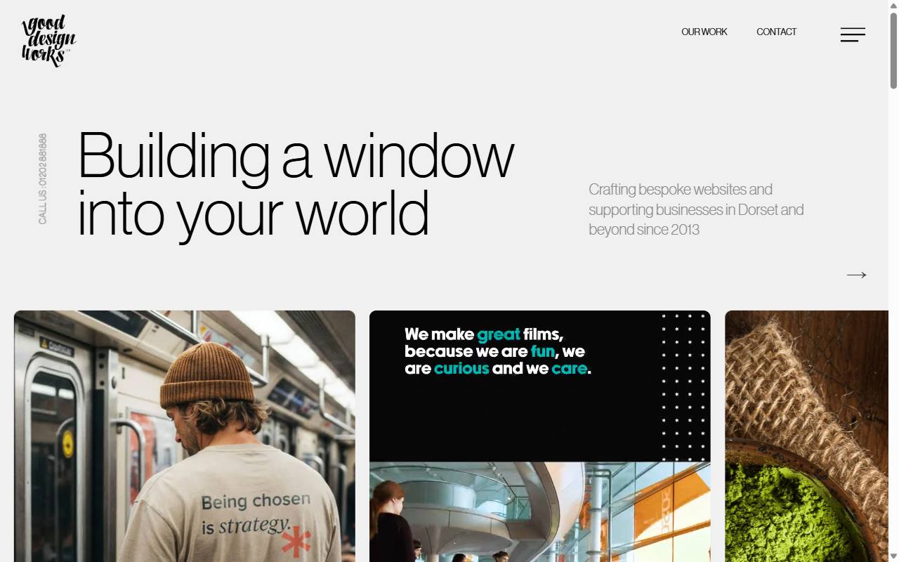 Good Design Works homepage