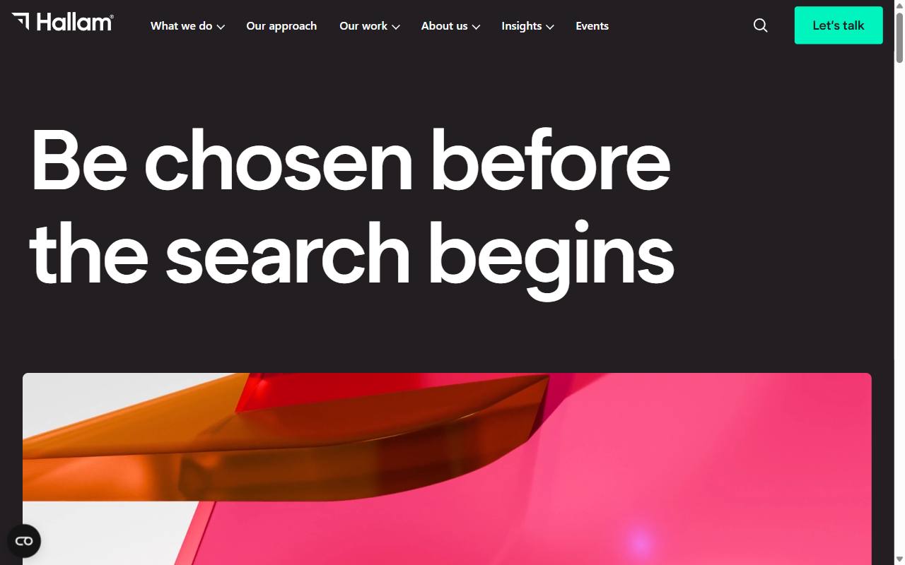 Hallam homepage
