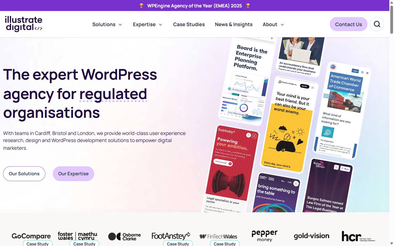 Illustrate Digital homepage