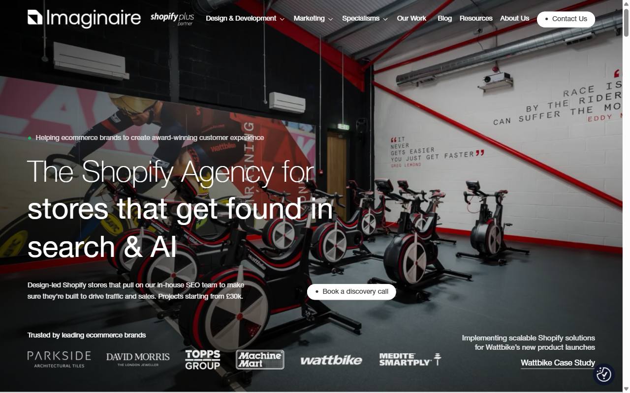 Imaginaire homepage