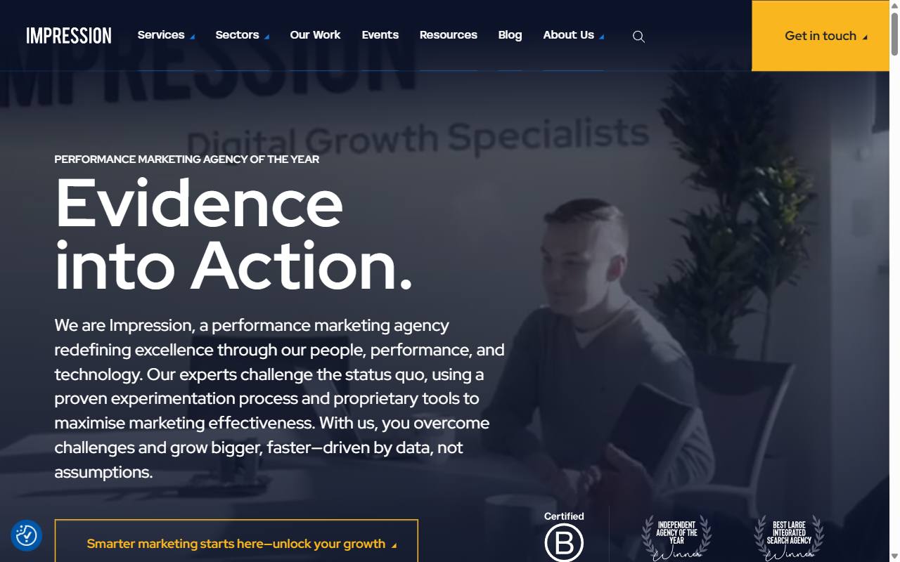 Impression homepage