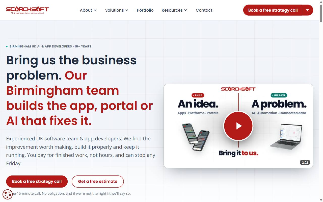 Scorchsoft homepage