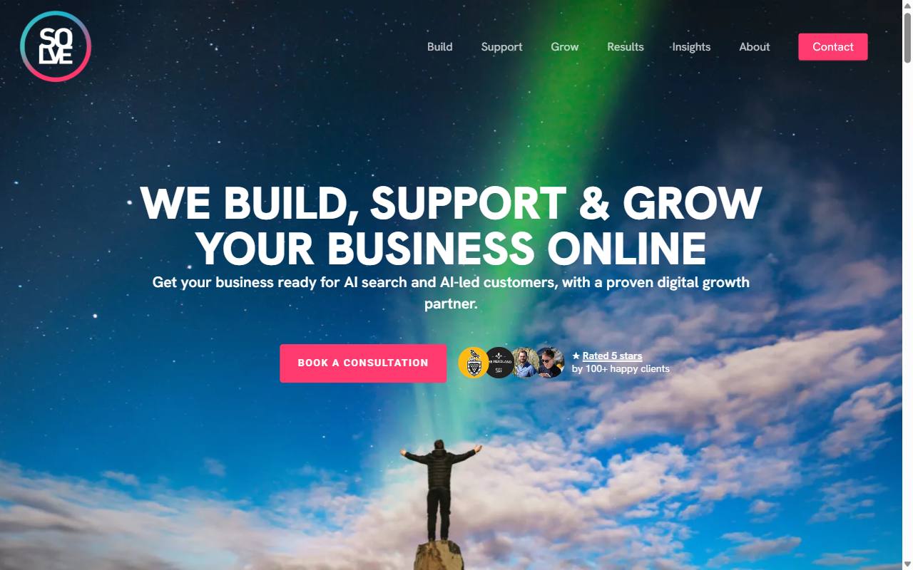 Solve homepage